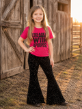 Black Sequins Bellbottoms