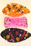 Halloween Trick or Treat Top Knotted Headband