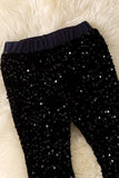 Black Sequins Bellbottoms