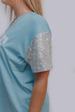 Sequins Embroidery Game Day Tee