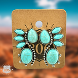 Western flair post earring