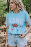 Sequins Embroidery Game Day Tee