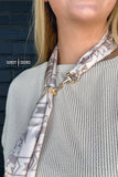 Snazzy Snaffle Scarf Slide