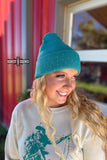 Shine Bright Beanie- Turquoise