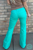 Walking West Turquoise Denim Jeans