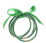 Color Round Jelly Bangle Bracelets