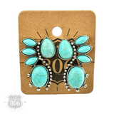 Western flair post earring