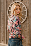 Midnight Bloom Pullover
