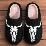 Longhorn Skull House Slippers