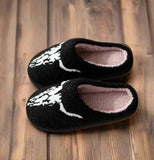 Longhorn Skull House Slippers